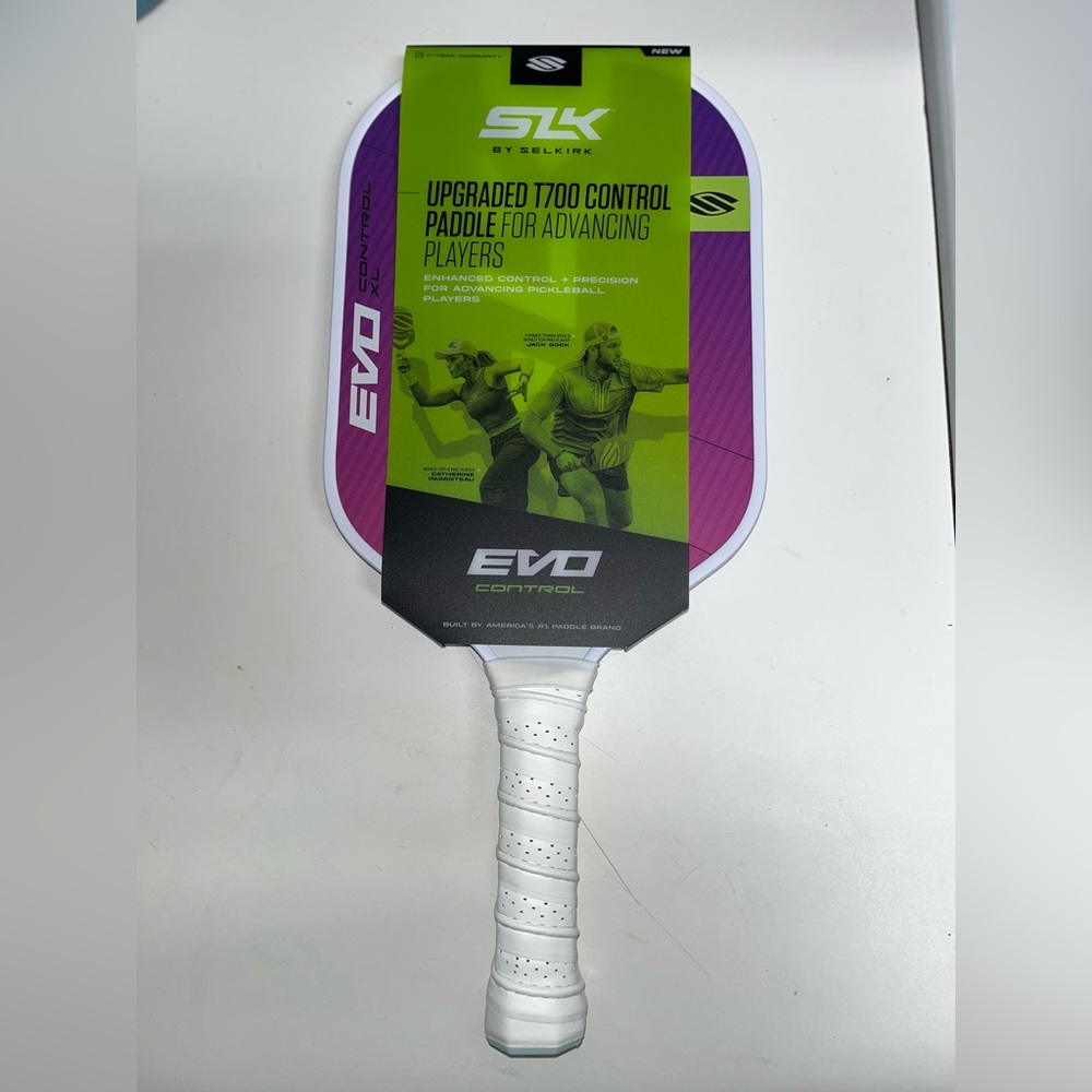 SLK EVO Control Paddle - White and Purple